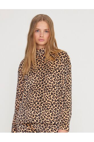 Γυναικεία πυτζάμα Noidinotte - Βελουτέ - Animal Print - Regular Fit - Polyester