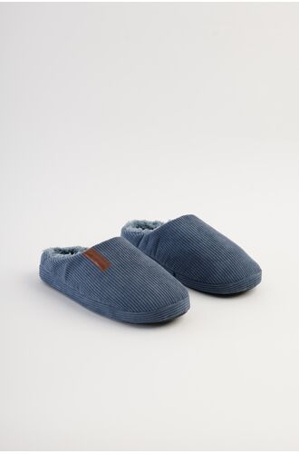 Ανδρικές παντόφλες σπιτιού Noidinotte - Μονόχρωμη Μπλε