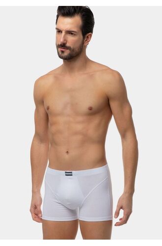 Ανδρικό Boxer Minerva Sporties - Λευκό - Φαρδύ Λάστιχο - Regular Fit - CottonΑνδρικό Boxer Minerva Sporties - Λευκό - Φαρδύ Λάστιχο - Regular Fit - Cotton
