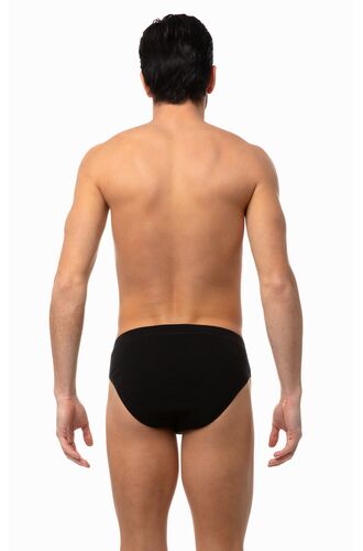 Ανδρικό slip Minerva - Sporties - Μαύρο Εσωτερικό Λάστιχο - 3 pack - Regular Fit - Cotton