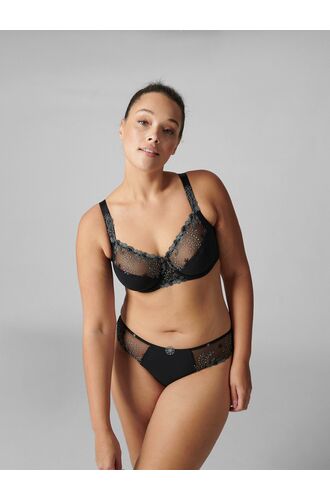 Γυναικείο σουτιέν Simone Pérèle - Μαύρο - Χωρίς ενίσχυση - Full Cup C D E F - Polyamide - Regular Fit