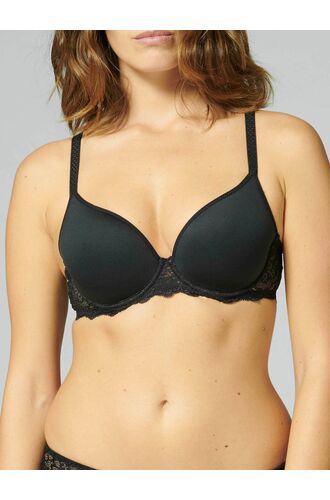 Γυναικείο σουτιέν Simone Pérèle - Μαύρο - Μεγάλο στήθος - Cup C D E F - Polyester - Regular Fit