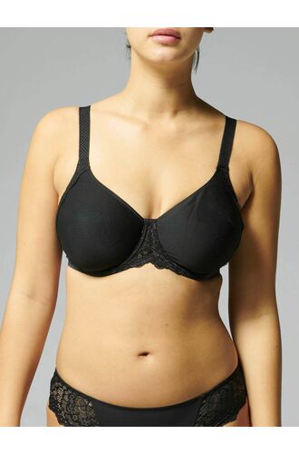 Γυναικείο σουτιέν Simone Pérèle - Μαύρο - Minimizer - Cup D E F G H - Polyester - Regular Fit
