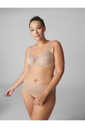 Γυναικείο σουτιέν Simone Pérèle - Μπεζ - Χωρίς ενίσχυση - Full Cup C D E F - Polyamide - Regular Fit