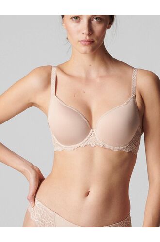 Γυναικείο σουτιέν Simone Pérèle - Μπεζ - Μεγάλο στήθος - Cup C D E F - Polyester - Regular Fit