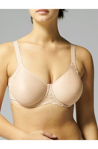 Γυναικείο σουτιέν Simone Pérèle - Μπεζ - Minimizer - Cup D E F G H - Polyester - Regular Fit