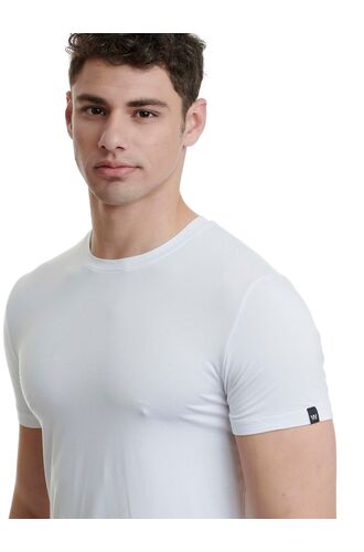 Walk Ανδρικό φανελάκι - Λευκό - Κοντό μανίκι - bamboo - Regular Fit