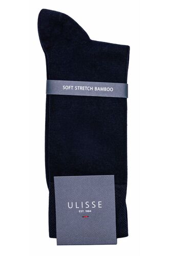 Ανδρικές κάλτσες ULISSE - Σκούρε μπλε κλασικές - Regular Fit - Bamboo