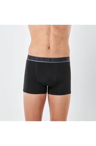 Ανδρικό boxer Body Glove - Μαύρο - Fashion με logo - 2 pack - Cotton - Regular Fit