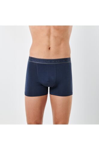 Ανδρικό boxer Body Glove - Μπλε - Μπορντό - Fashion με logo - 2 pack - Cotton - Regular Fit