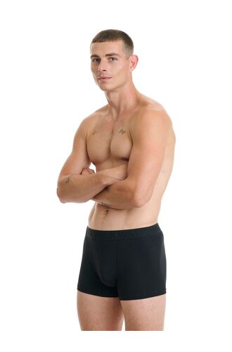 Ανδρικό boxer Walk - Μαύρο - Fashion με logo - 2 pack - Cotton - Regular Fit