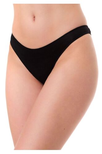 Γυναικείο Brazil slip Minerva Fimelle Rio - Μαύρο - Χαμηλόμεσο - 2 Pack - Regular Fit - Modal