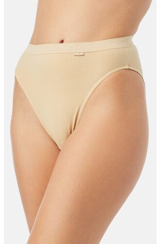 Γυναικείο Brazil slip Minerva - Μπεζ - Ψηλόμεσο - 2 Pack - Regular Fit - CottonΓυναικείο Brazil slip Minerva - Μπεζ - Ψηλόμεσο - 2 Pack - Regular Fit - Cotton