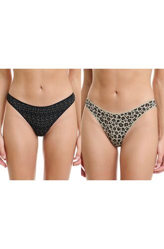 Γυναικείο Brazil slip Walk - Multicolor - Ίνες bamboo - 2 pack - Regular Fit - Lycra