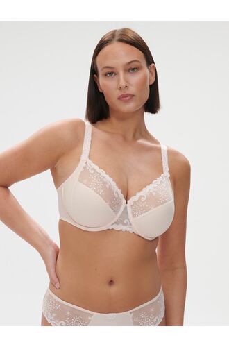 Γυναικείο σουτιέν Simone Pérèle - Απαλό ροζ - Χωρίς ενίσχυση - Full Cup D E F G - Polyamide - Regular Fit