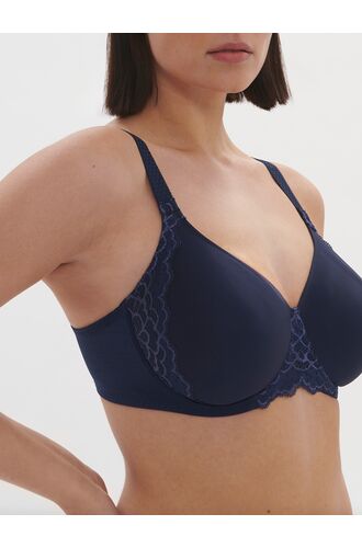 Γυναικείο σουτιέν Simone Pérèle - Navy - Minimizer - Cup D E F G - Polyester - Regular Fit