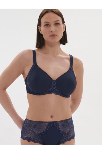 Γυναικείο σουτιέν Simone Pérèle - Navy - Minimizer - Cup D E F G - Polyester - Regular Fit