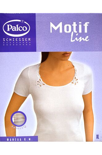 Γυναικείο φανελάκι Palco Motif Line - Κοντομάνικο Top βαμβακερό