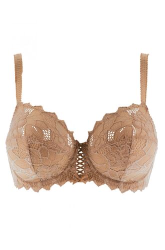 Σουτιέν Sans Complexe Arum - Μπεζ Δαντέλα - Μεγάλα μεγέθη - Cup D E