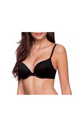 Σουτιέν Push up Dorina Michelle - Μαύρο με ενίσχυση - Χωρίς Ραφές - Cup B