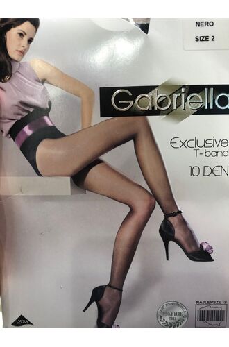 Καλσόν MEWE Gabriella 10 Den - Μαύρο Μεταξωτό - Εξαιρετικά διάφανο