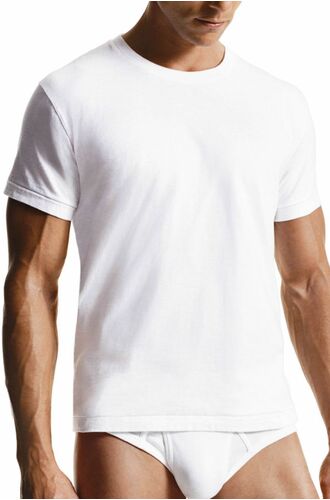 Ανδρικό φανελάκι Calvin Klein - Ελαστικό με κοντό μανίκι - Βαμβακερό