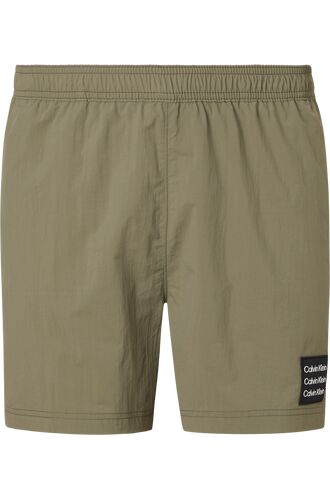 Ανδρικό Μαγιό Calvin Klein - Λαδί - Βερμούδα με Logo