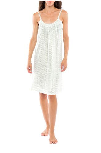 Γυναικείο Νυχτικό Pink Label - Εμπριμέ - Λεπτή Τιράντα