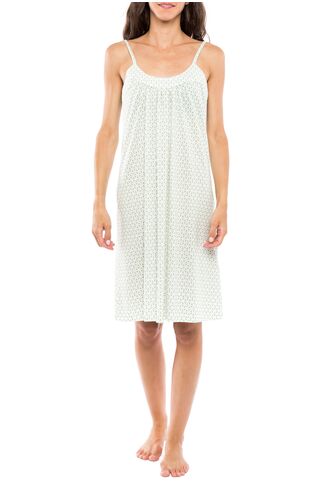 Γυναικείο Νυχτικό Pink Label - Εμπριμέ - Λεπτή Τιράντα