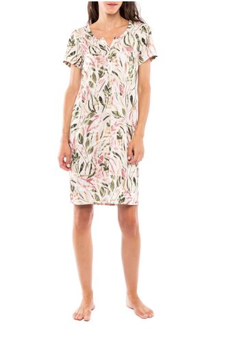 Γυναικείο Νυχτικό Pink Label - Midi - Εμπριμέ - Plus size