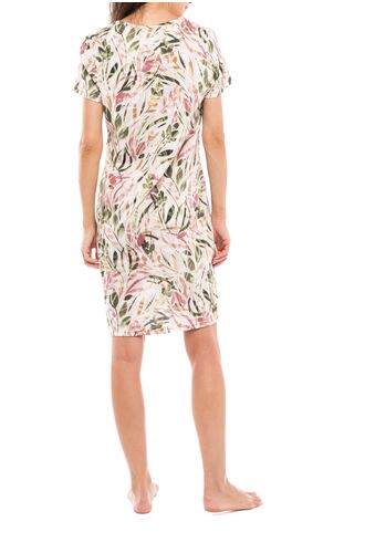 Γυναικείο Νυχτικό Pink Label - Midi - Εμπριμέ - Plus size