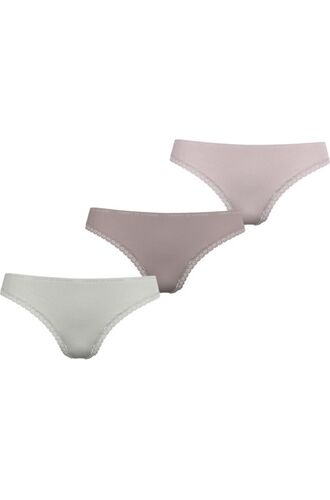 Γυναικείο String Tommy Hilfiger - Βαμβακερό Multi Color - 3 pack