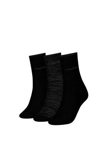 Γυναικείες Κάλτσες  Calvin Klein - Giftbox - Μαύρες - 3 Pack - Cotton