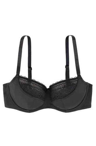 Σουτιέν Dorina Savanna - Μαύρο + Μπεζ - Μεγάλα μεγέθη - 1+1 ΔΩΡΟ - Χωρίς Ενίσχυση - Με Μπανέλα - Cup D - E