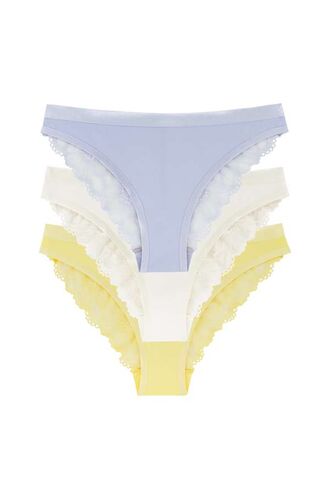 Dorina Γυναικείο Brazil LEAH - Δαντέλα πίσω - 3 Pack