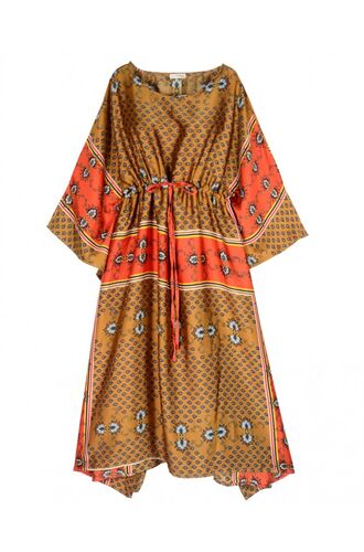 Γυναικείο Beachwear Rock Club - Εμπριμέ καφτάνι - One Size