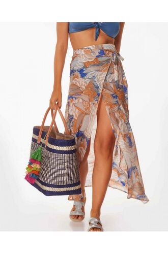 Γυναικείο Beachwear Rock Club - Φούστα παρεό - Blue Print