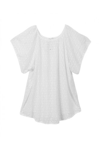 Γυναικείο Beachwear Rock Club - Λευκό Φόρεμα - Κιπούρ Δαντέλα