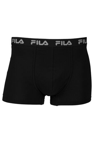 Ανδρικό boxer FILA - Μαύρο Βαμβακερό - Φαρδύ λευκό λάστιχο