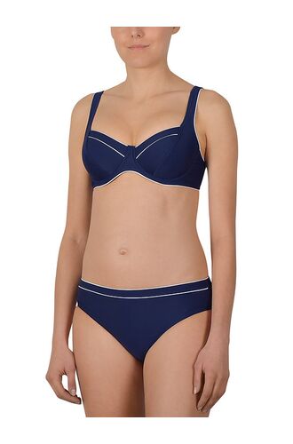 Σετ Γυναικείο μαγιό Naturana - Μπλε Μπικίνι - Plus size - Χωρίς Ενίσχυση - E cup