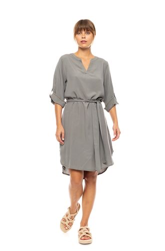 Γυναικείο Beachdress Pink Label - Φόρεμα - Oil Green - Regular Fit - Viscose