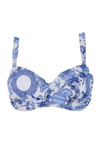Μαγιό Σουτιέν Strapless Rock Club Porcelain - Λευκό Bikini - Μεγάλο στήθος - Cup D