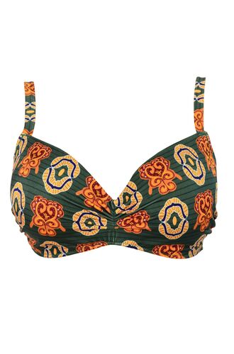 Μαγιό σουτιέν Rock Club Gana - Μεγάλο στήθος - Πράσινο Bikini - Cup D E