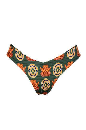 Μαγιό slip Rock Club Gana - Ψηλό κόψιμο - Πράσινο - Mix and Match σλιπ