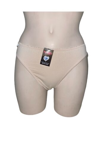Γυναικείο Slip Mini MEI - Μπεζ - Οικολογικό βαμβάκι - Μαλακό Λάστιχο