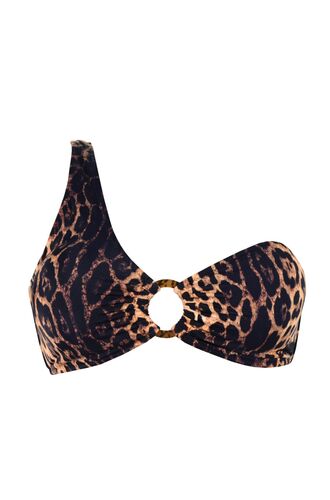 Μαγιό τρίγωνο Rock Club Animal - Animal Print τοπ Bikini - Ένας ώμος