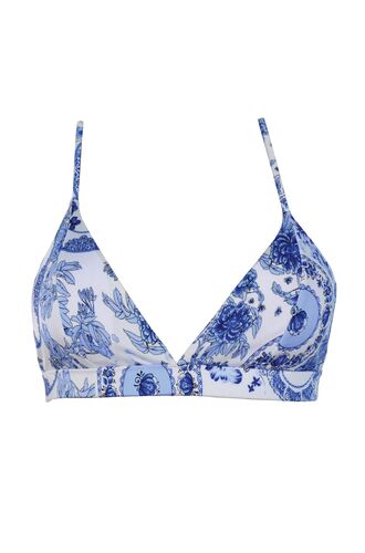 Μαγιό τρίγωνο Rock Club Porcelain - Λευκό - Τοπ Bikini - Cup C