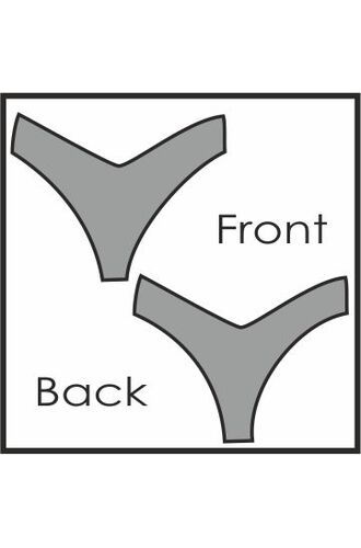 Μαγιό slip Rock Club Lilium - Ψηλό κόψιμο - Πορτοκαλί - Mix and Match σλιπ