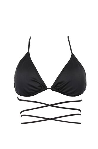 Μαγιό τρίγωνο Rock Club - Black - Τοπ Bikini