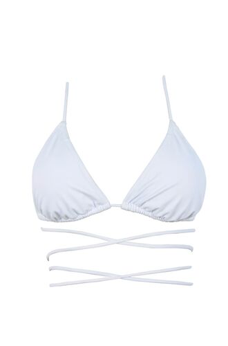 Μαγιό τρίγωνο Rock Club - White - Τοπ Bikini